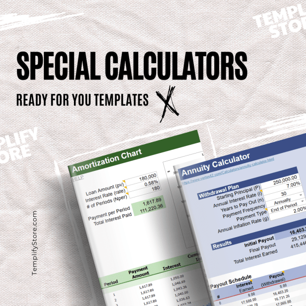 Special Calculators Templates