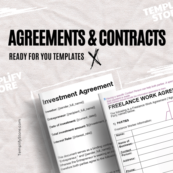 Agreements & Contracts Templates