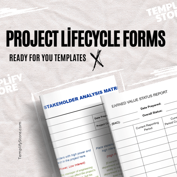 Project Lifecycle forms Templates