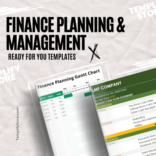 Finance Planning & Management Templates